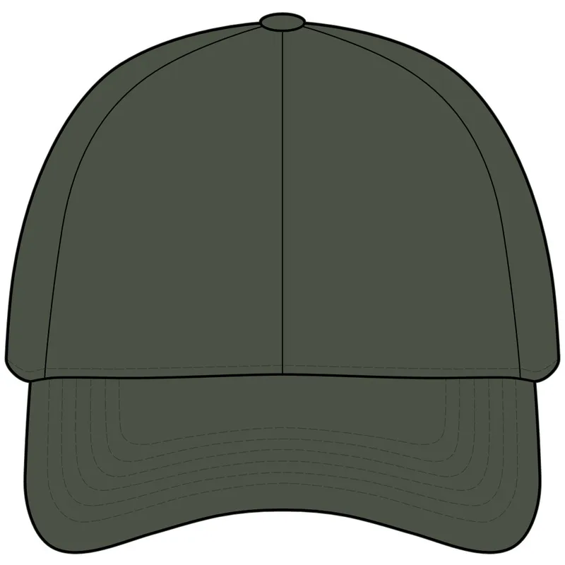 Wool-Blend Cap in Khaki