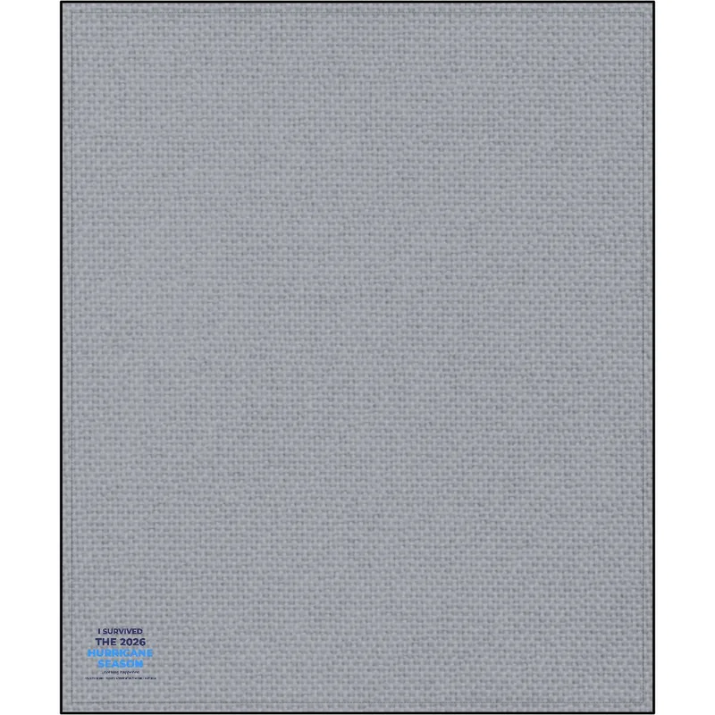 Plush Throw Blanket (Embroidery) in Dress Blue Navy