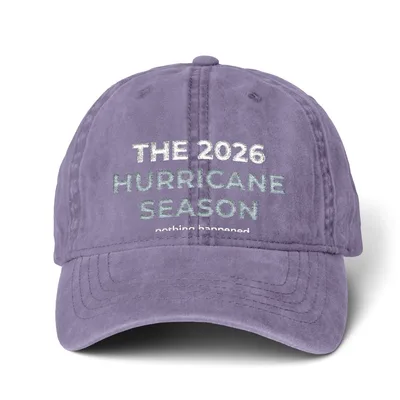 Women's Pigment-Dyed Cap with Fashion Undervisor (Embroidery) in Violet / Floral