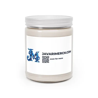 Scented Soy Candles with White Lid, 9oz