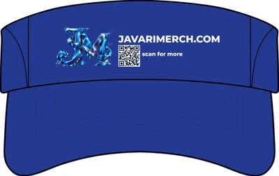 Dry Zone Colorblock Visor in True Royal/ White