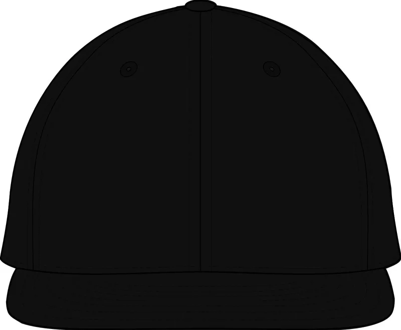 Pro-Cut Stretch-Tek Cap in Black/ Deep Red/ Black
