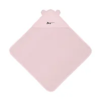 Terry Hooded Towel with Ears (Embroidery) — Ballerina · One size