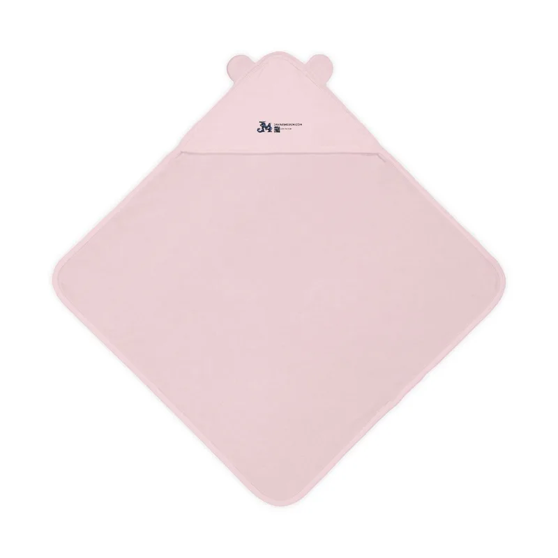 Terry Hooded Towel with Ears (Embroidery) in Ballerina