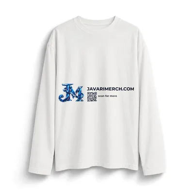 Unisex Max Heavyweight Oversized Long Sleeve T-Shirt in Off White