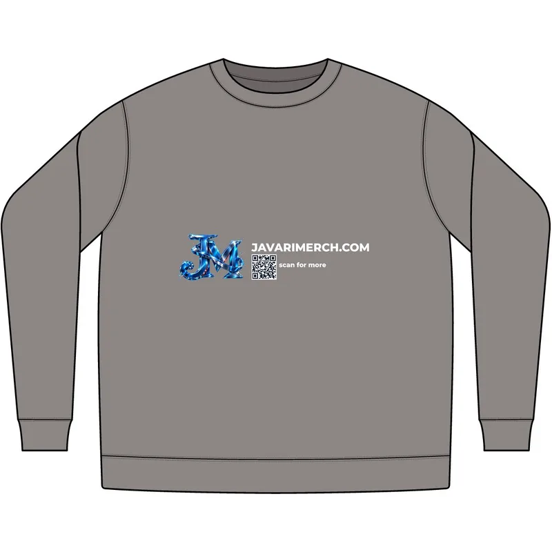 Midweight Pigment-dyed Crewneck Sweatshirt in Cement