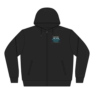 Women's Featherweight French Terry Full-Zip Hoodie in Black
