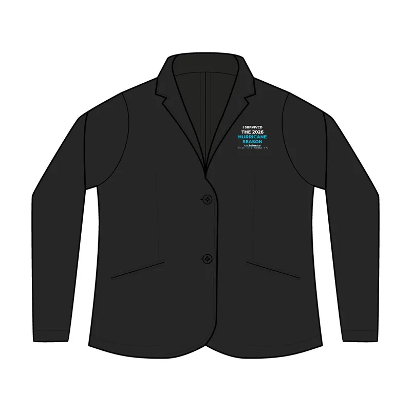 Women's Knit Blazer in Black