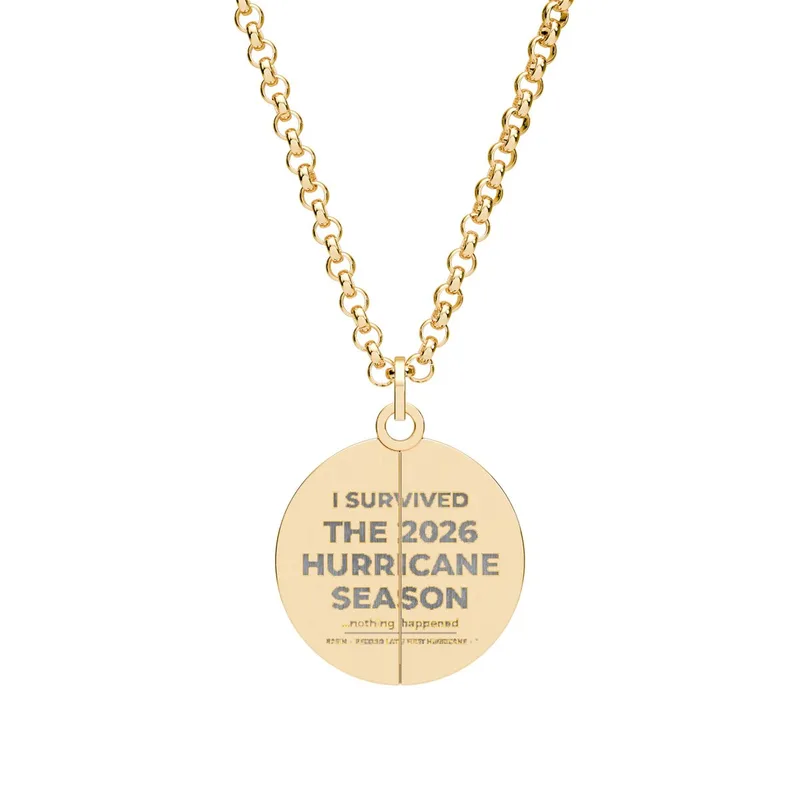 Hidden Message Circle Necklace (Engraving) in 18K Gold PVD Coating / Stainless Steel