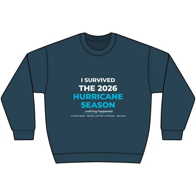 Unisex Crewneck Sweatshirt in Washed Navy