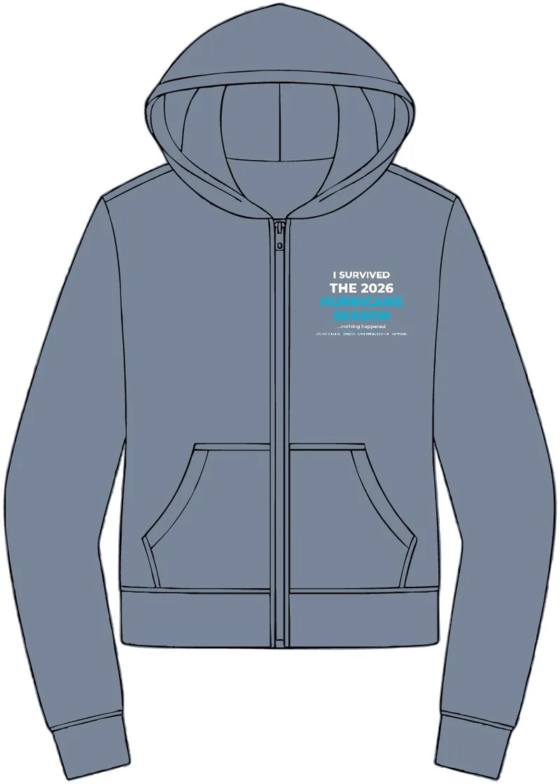 Women's V.I.T. Fleece Full-Zip Hoodie in Flint Blue Heather