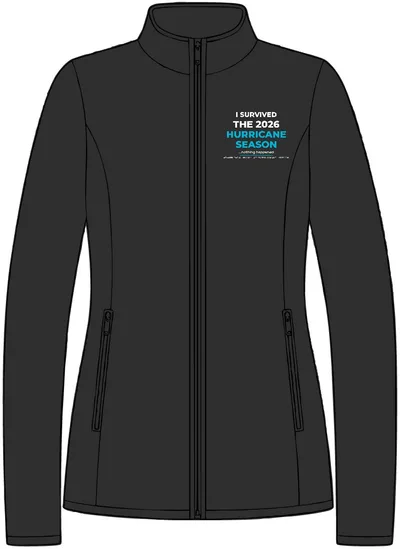Women's Collective Striated Fleece Jacket in Deep Black Heather