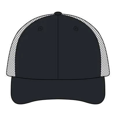 Eco Trucker Cap in Black/ Oyster