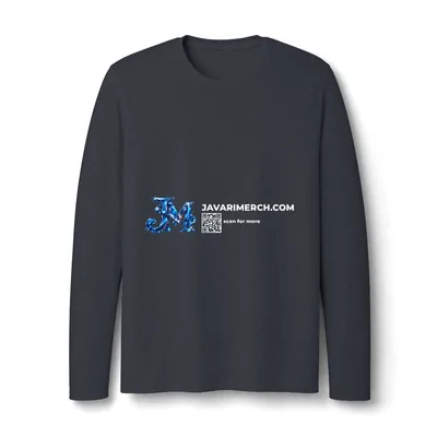 Perfect Weight CVC Long Sleeve Tee in Heathered Navy