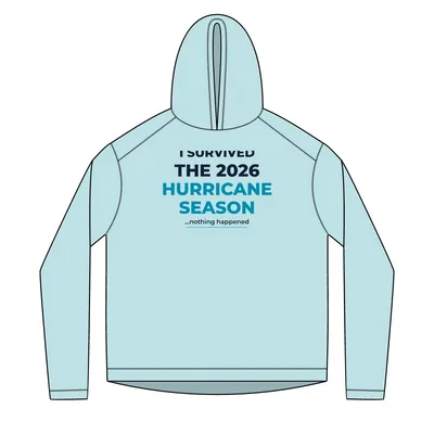 Unisex Solar Hoodie in Arctic Blue