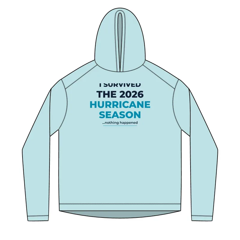 Unisex Solar Hoodie in Arctic Blue