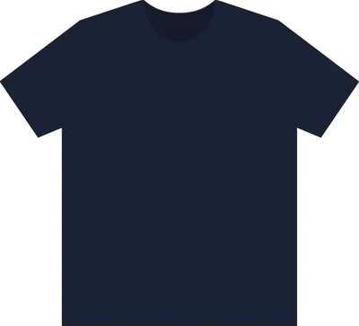Unisex Workwear Pocket T-Shirt in Navy
