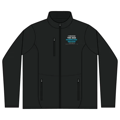 R-Tek Pro Fleece Full-Zip Jacket in Black/ Black