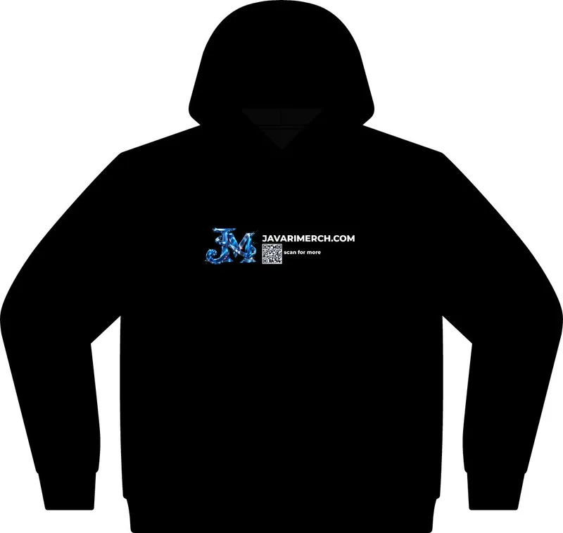 Organic Stencil Hood in Black