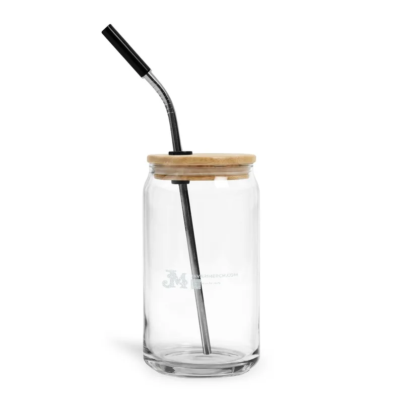 Can Glass with Lid, 16oz (Engraving)