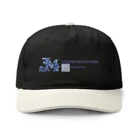 Class Two-Tone Cap — Black / Natural · One size