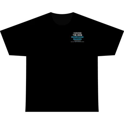 Unisex CVC Henley Tee in Black