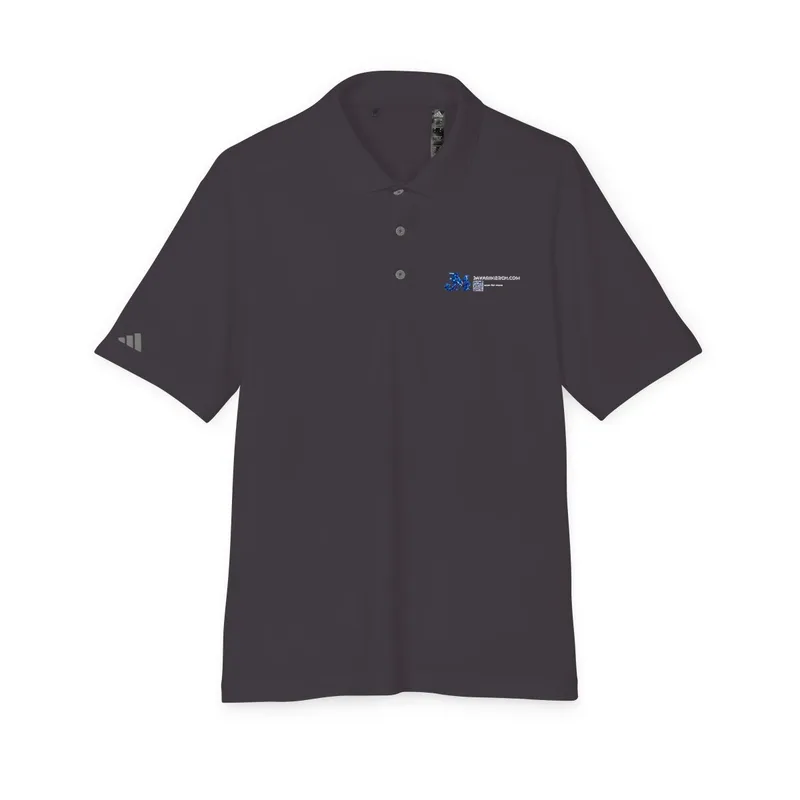 adidas Unisex Performance Polo in Black