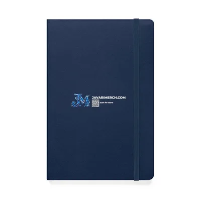 Hardcover Bound Notebook in Navy