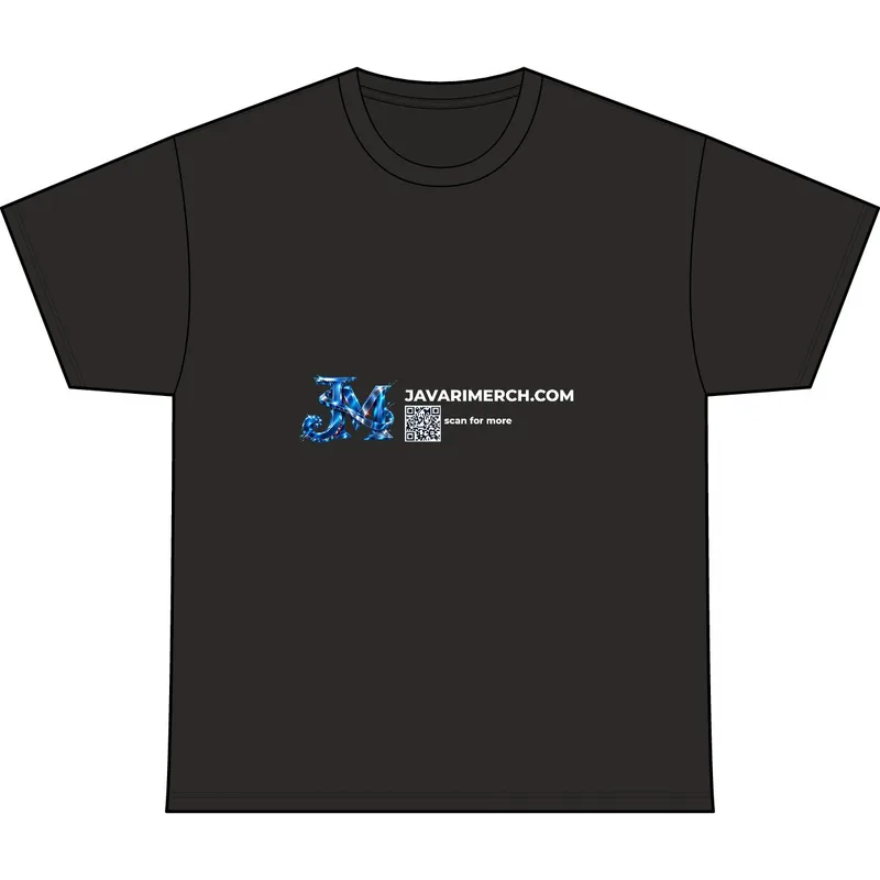 Men's Oversized Cotton T-Shirt in Black