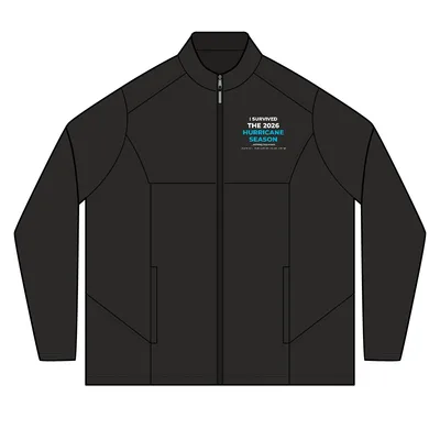Men's Techno Lite Three-Layer Knit Tech-Shell in Black