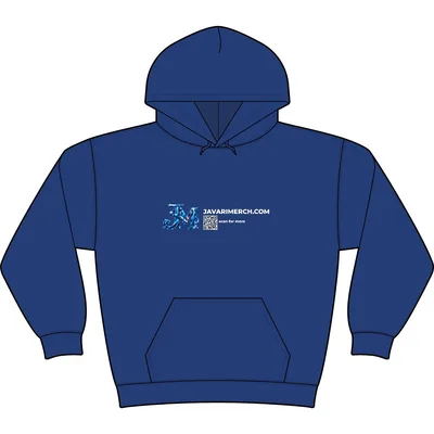 Men's Performance Fleece Hooded Sweatshirt in Royal