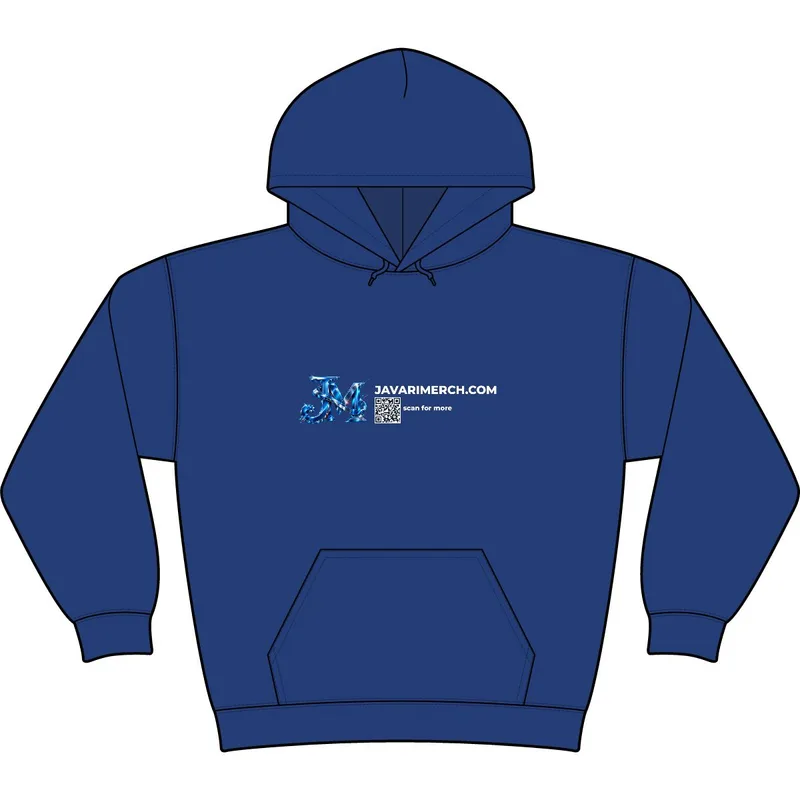Men's Performance Fleece Hooded Sweatshirt in Royal