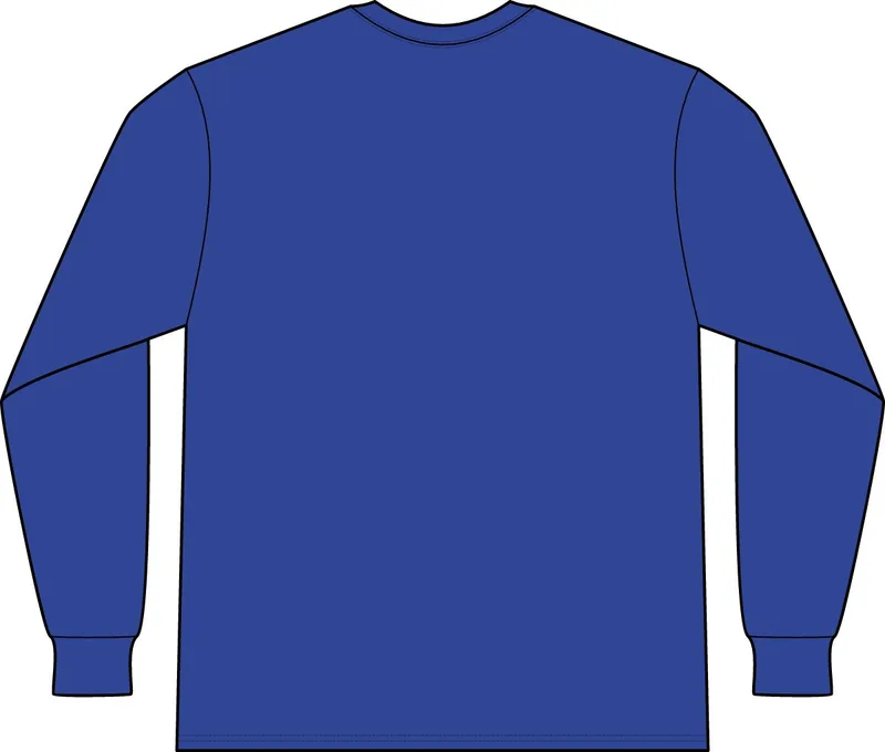 Unisex Long Sleeve T-Shirt in Deep Royal