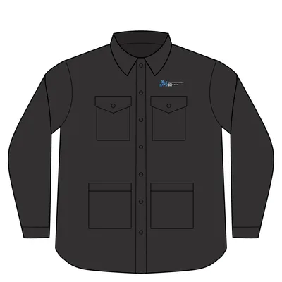 Check Shirt in COAL/BLACK