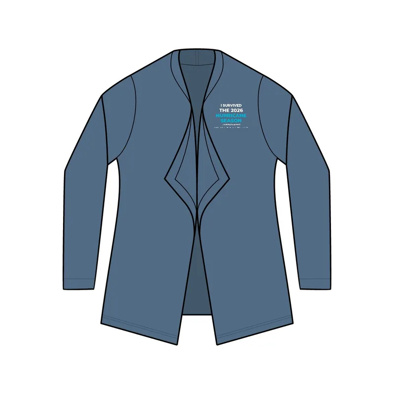 Women's Breakwater Open Cardigan in Dusk Blue