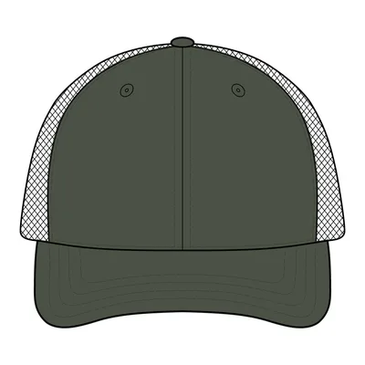 Rogue Wide Set Mesh Cap in Khaki
