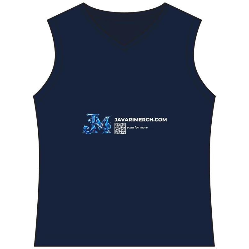 Women's Club Sleeveless V-Neck in True Navy/ White