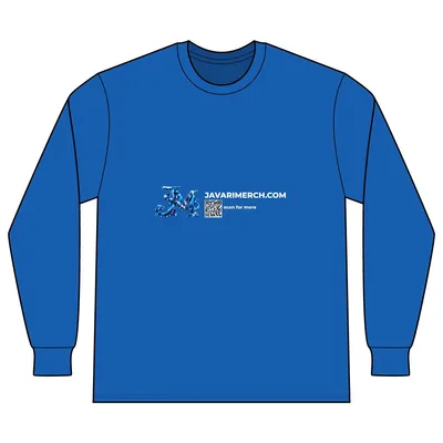 All-American Long Sleeve Tee in True Royal