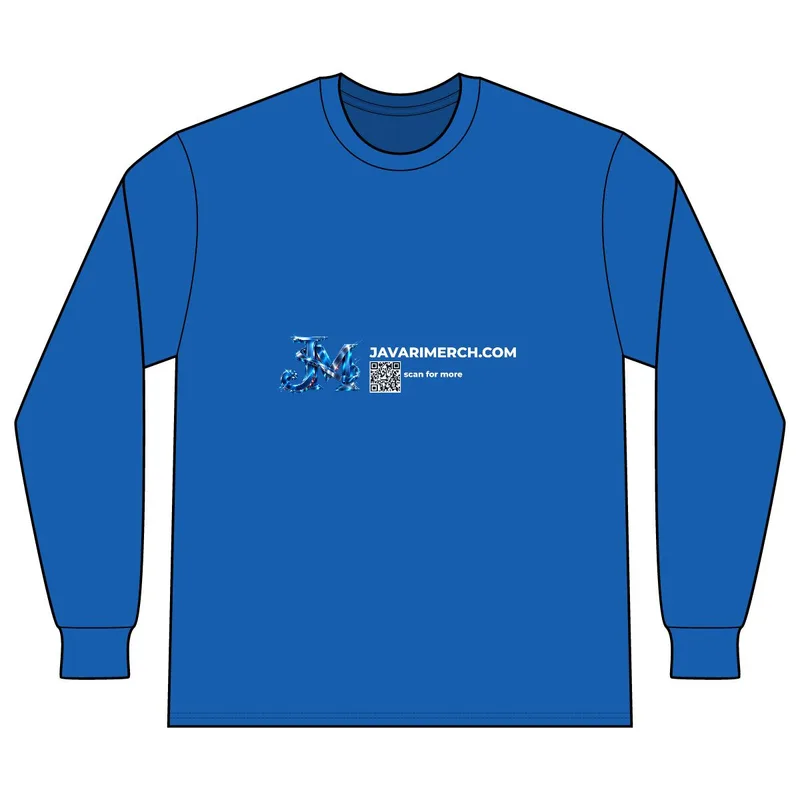 All-American Long Sleeve Tee in True Royal