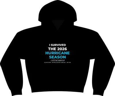 Women's California Wave Wash Sunday Hooded Sweatshirt in Black