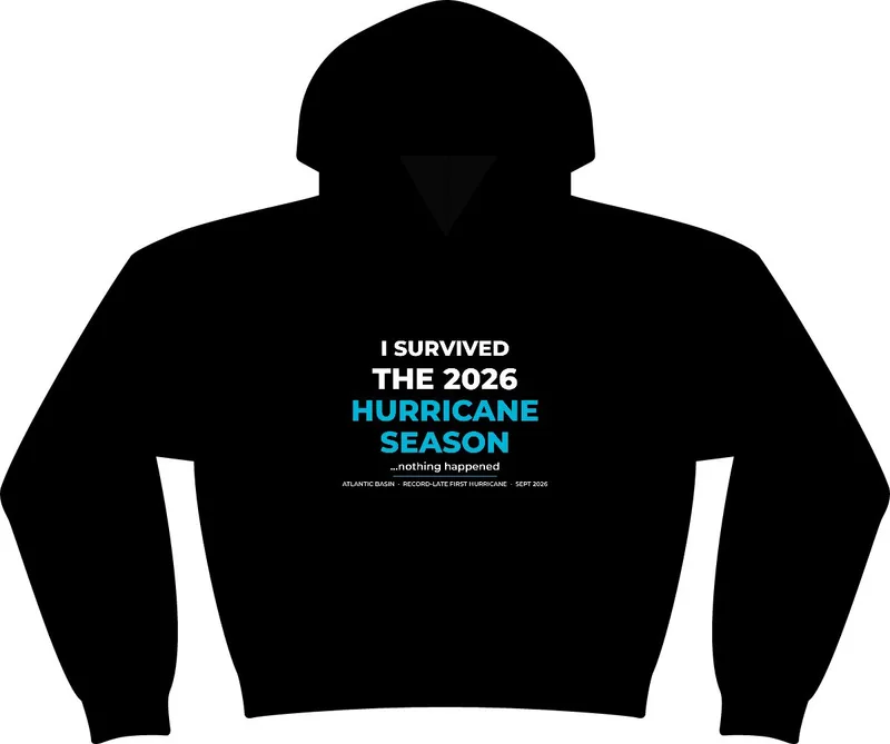 Women's California Wave Wash Sunday Hooded Sweatshirt in Black