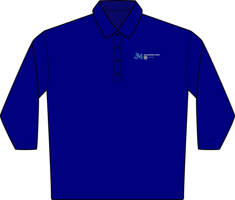 Women's Lady Palm Three-Quarter Sleeve Polo in Navy