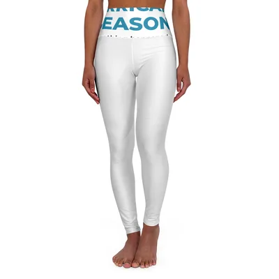 High Waisted Yoga Leggings (AOP)