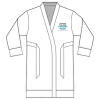 Satin Bridal Robe — White · One size