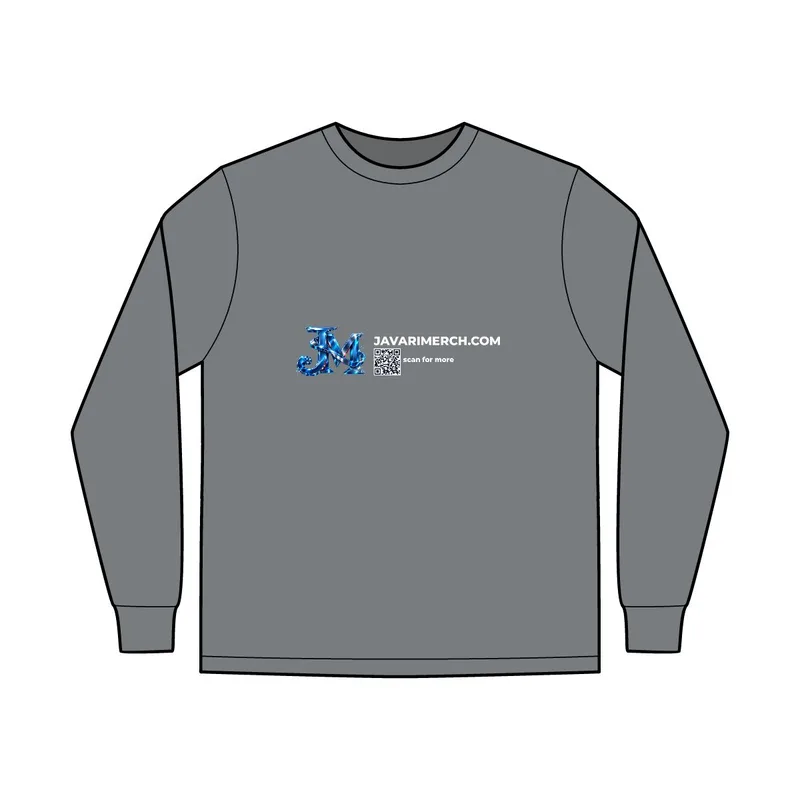 Unisex Long Sleeve T-Shirt in Graphite Heather