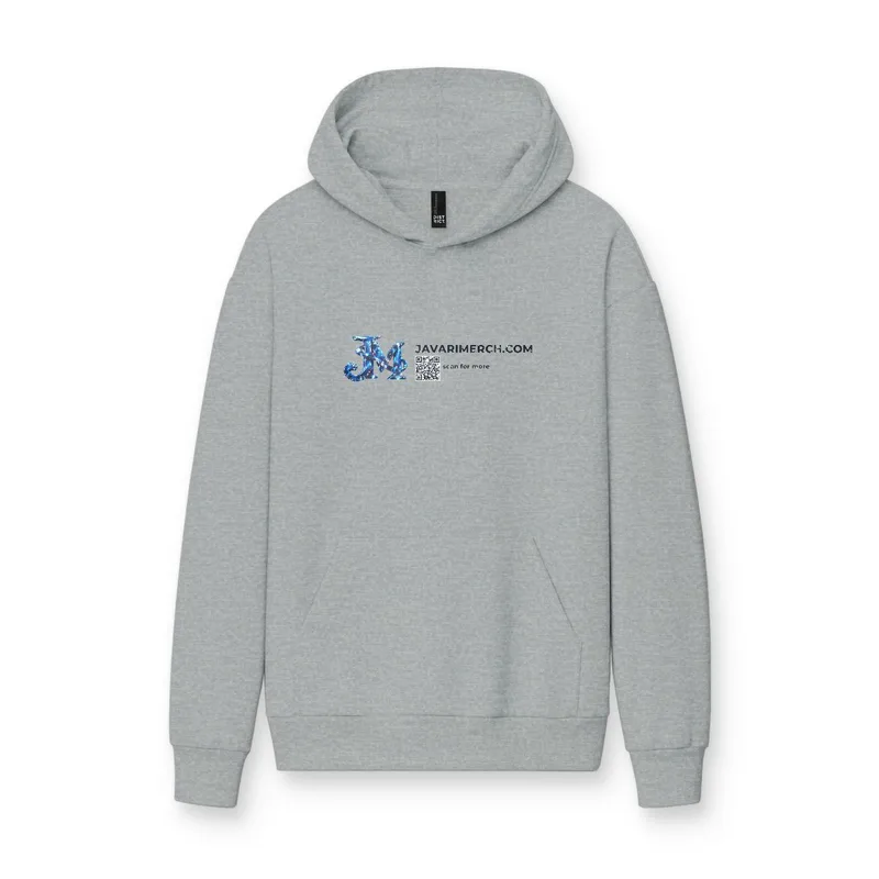 V.I.T. Heavyweight Fleece Hoodie in Light Heather Grey