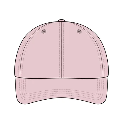Tie-Dye Cap in Light Pink