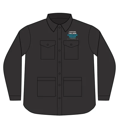 Check Shirt in COAL/BLACK