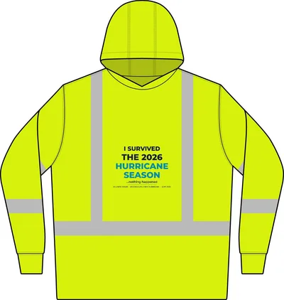 ANSI 107 Class 3 Long Sleeve Segmented Tape Hooded Tee in Safety Yellow