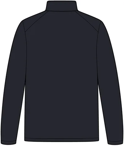 Pinpoint Mesh 1/2-Zip in Battleship Grey